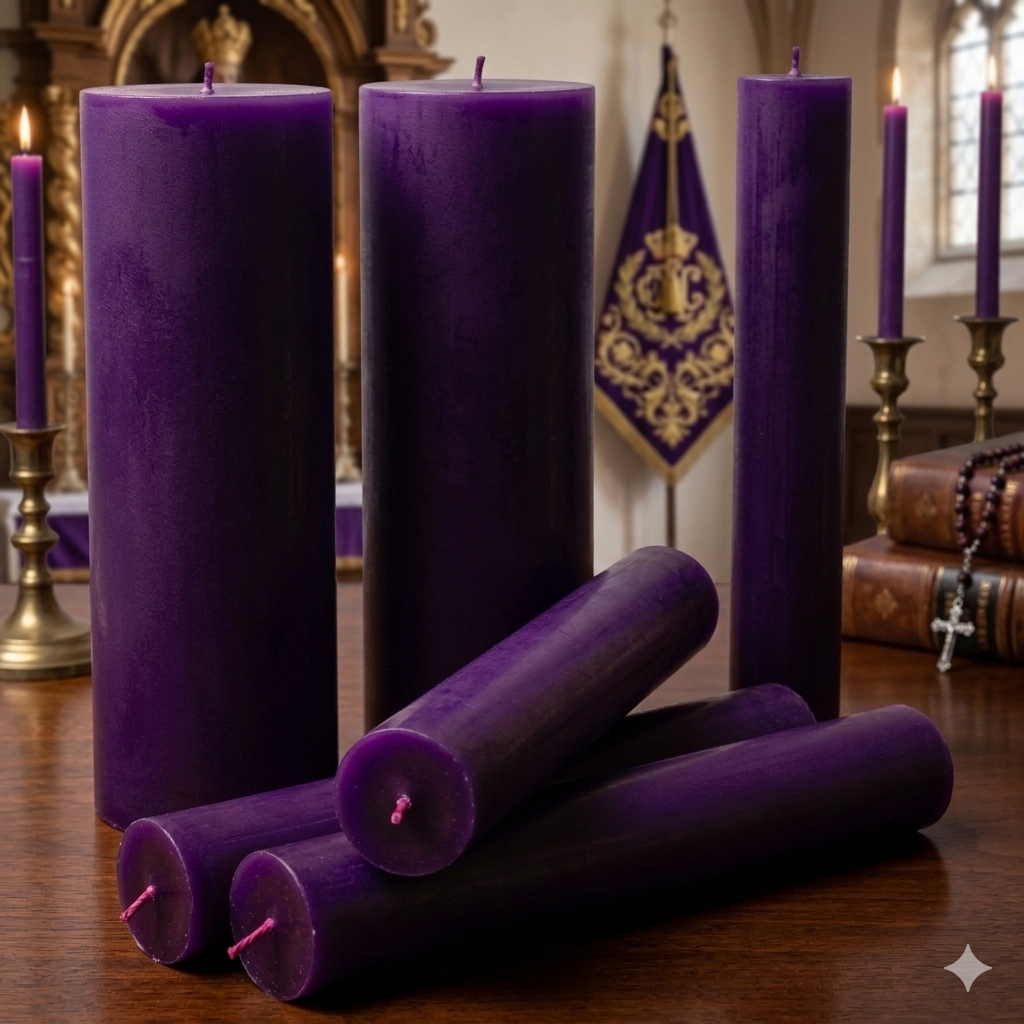 Vela Procesional Morada