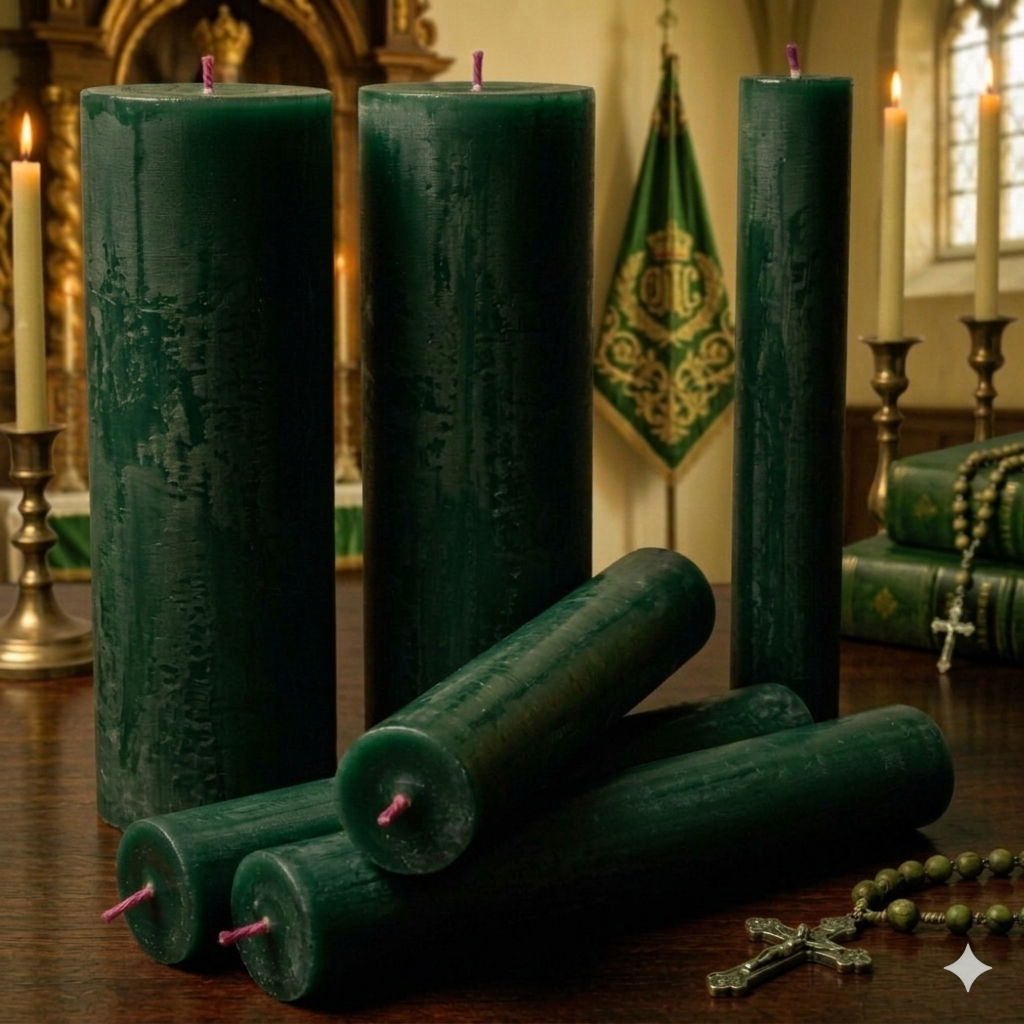 Vela Procesional Verde